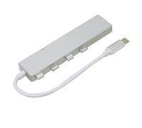 ASHATA Estación de Acoplamiento USB C, 5 Puertos USB 3.0, Concentrador USB C Compacto para PC, Teléfono Portátil, Transmisión de Datos de 5 Gbps, Puerto de Alimentación USB C,