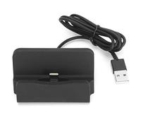 ASHATA Estación de Soporte de estación de Acoplamiento para teléfono móvil, Soporte de Soporte de estación de Acoplamiento de Escritorio Micro USB Tipo-C Cargador de Soporte para