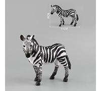 ASHATA Estatua De Toro Realista, Adorno De Juguete, Modelo De Animal Sólido para Juguetes para Niños, Plástico, Argali, 6.3 * 1.6 * 3 Pulgadas (Cebra Hembra)