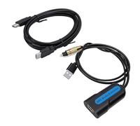 ASHATA Extractor de Sonido ARC, Adaptador ARC a óptico 192kHz 24bit, Dolby Digital DTS 5.1, Convertidor de de TV para Amplificador de Barra de Sonido Auriculares con Entrada