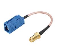 ASHATA Fakra Z Hembra a SMA Hembra Cable de adaptador de antena de vehículo, 13cm Cable de adaptador de antena GPS para automóvil Fakra a SMA Adaptador Cable de conector de cobre fino