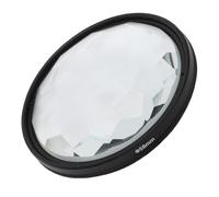ASHATA Filtro de Lentes de Caleidoscopio, Filtro Especial de Efectos de Lentes de Cámara, Vidrio óptico de Alta Transmitancia, Compatible con Cámaras DSLR, sin Espejo y Teléfonos (58MM)