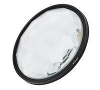 ASHATA Filtro de Lentes de Caleidoscopio, Filtro Especial de Efectos de Lentes de Cámara, Vidrio óptico de Alta Transmitancia, Compatible con Cámaras DSLR, sin Espejo y Teléfonos (72 mm)