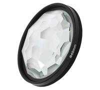 ASHATA Filtro de Lentes de Caleidoscopio, Filtro Especial de Efectos de Lentes de Cámara, Vidrio óptico de Alta Transmitancia, Compatible con Cámaras DSLR, sin Espejo y Teléfonos (49 mm)