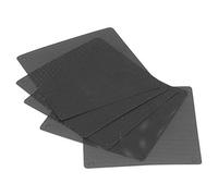 ASHATA Filtro de Ventilador de Computadora de 120 Mm, Cubierta de Ventilador de Computadora de 5 Piezas Ventilador a Prueba de Polvo Rejillas de Filtro de PVC Malla de Computadora