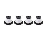 ASHATA Filtros de Repuesto para Aspiradora, Paquete de 4 para K17, Accesorios de Filtro Desmontables Lavables, Aptos para N6S C17 T6, Material ABS Premium, 150 G, 5,29 Oz, Fuerte Succión Eficiente