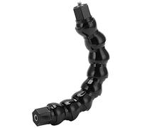 ASHATA FLW 264 Montura de Mandíbulas de Cuello de Cisne monopié Flexible, Soporte de Cámara Ajustable para Varios ángulos, Adecuado para la Mayoría de Las Cámaras Deportivas, Soporte de Brazo Negro