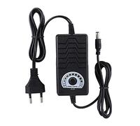 ASHATA Fuente de alimentación Ajustable, 48 W, 2 A, 1-24 V, Fuente de alimentación Ajustable, Control de Velocidad del Motor para Ventiladores eléctricos, Fuentes de alimentación de cámara, 100-240 V