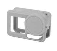 ASHATA Funda de Silicona Suave para Cámara, Cómoda y Práctica Funda para Cámara Action 5 Pro, Superficie Rociada con Aceite para Aventuras Al Aire Libre (Grey)