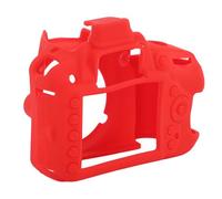 ASHATA Funda de Silicona Suave para Cámara D3200 D3100, Cubierta Antideslizante a Prueba de Golpes para Cámara D3100 D3200 (Rojo)