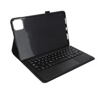 ASHATA Funda para Tableta con Teclado, Funda para Teclado para Mi Pad 6 6 Pro 11 Pulgadas 2023 Funda con Soporte de PU con Teclado Bluetooth Inalámbrico Magnético Extraíble (Black)