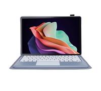 ASHATA Funda para Teclado Tab P12 de 12,7 Pulgadas, Magnéticamente Desmontable con Panel Táctil, Soporte para Bolígrafo, Conexión, para Tableta TB370FU/TB371FC (Purple)
