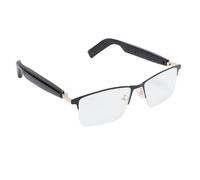 ASHATA Gafas Inteligentes con Bluetooth 5.4, Micrófono y Altavoz Integrados, Filtro de Luz Azul, Control de Voz, IP54, para Trabajadores, Estudiantes y Actividades Al Aire Libre.
