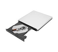 ASHATA Grabadora de Discos CD/DVD/BD.BLU-Ray Player Unidad óptica de CD Externa Portátil Compatible con Computadoras de Escritorio, Laptopetc.(Aleación de Aluminiom