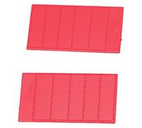 ASHATA Grupo de Flanco de Helicóptero Ligero Protector para RC ERA C032 UH-1 Piezas de Repuesto de Aviones de Control Remoto 2 Unidades (Rojo)
