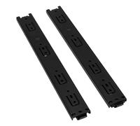 ASHATA Guías Resistentes para Cajones de 14 Pulgadas con Extensión Completa para Varios muebles: Acero con Revestimiento Electroforético, Capacidad de 100 Lb, 2 Rieles Deslizantes