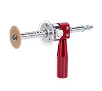 ASHATA Herramienta Cortadora de Tubos de PVC ABS, Juego Interior a Prueba de Desgaste para Taladro con, Rueda de Corte, Vástago de 1/4 Pulgadas, Rojo para Fontaneros