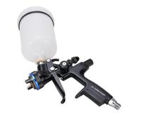 ASHATA Herramienta de Pulverización HVLP, Pulverizador de Pintura de Aleación de Aluminio de 600 Ml con Boquilla de 1,3 Mm y Agarre Cómodo, para Puertas de Paredes de Muebles