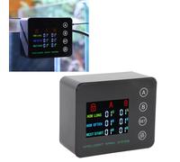 ASHATA Humidificador de Reptiles, Terrario Reptile Fogger, de Pulverización Automática de Doble Bomba con Pantalla de Color, Boquillas Ajustables para Acuarios Terrarios