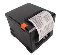 ASHATA Impresora de balizas USB Thermo, Impresora POS de 80 mm con Dispositivo de Corte automático, Impresora de Cocina de Comedor, Compatible con ESC, Comando POS, Interfaz USB Serial Ethernet