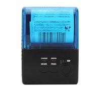 ASHATA Impresora Térmica, 58MM Mini Portátil Inalámbrico BT Impresora Térmica de Alta Velocidad USB Recibo de Recibos Impresora POS para - Negro (Enchufe de la UE)