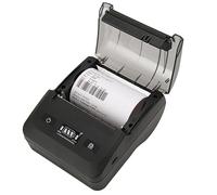 ASHATA Impresora Térmica de Recibos de 58 Mm, Impresora Térmica Directa de Etiquetas, Conexión BT4.2 50 a 80 Mm/s 203DPI Tipo C Impresora de Etiquetas de Envío con Activación de Reposo