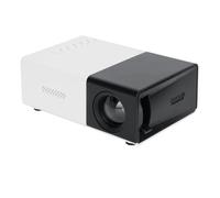 ASHATA Inalámbrico, Full HD 1080p 6000LM Mini con Corrección Corrección de 100 Pulgadas USB para Películas Al Aire Libre en Casa