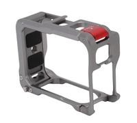 ASHATA Jaula de Cámara para el Marco Protector de Ace Pro 2, Aleación de Aluminio con Puerta de Swing y Bloqueo de 1 Tecla para el Casco de Bicicleta Monte de Cofre Grabación