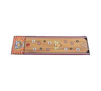 ASHATA Juego de Bolos con Tapete Interactivo y 6 Bolos, Portátil y Compacto para Entretenimiento Familiar, 39,37x11,42 Pulgadas