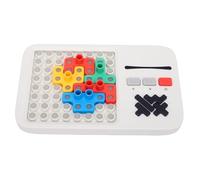 ASHATA Juguete Stem de Rompecabezas a Juego con Patrones de Formas, Modos Duales de Aprendizaje/competición, Regalo Atento para Niños en Edad Preescolar