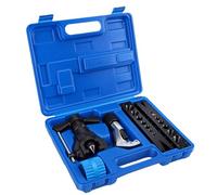 ASHATA Kit de Abocardador Excéntrico de Trinquete para Tubería de Cobre | Mecanismo de ahorro de mano de obra, matrices métricas e imperiales, abocinado sin rebabas, juego completo con cortador,