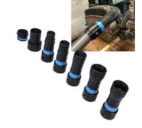 ASHATA Kit de Adaptadores de Manguera de Vacío de 7 Piezas, 1-2/3" 1." -/3" 0.9" -/4" Adaptadores de Expansión de Manguera de Vacío Conectores Rápidos de Recolección de Polvo