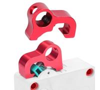 ASHATA Kit de Bloqueo de Disyuntor en Miniatura de 10 Piezas, Dispositivo de Bloqueo de Placa de Circuito de Aluminio de 8 Mm con Orificio para Candado Opcional, para Disyuntores