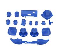 ASHATA Kit De Botón Completo De Repuesto para RT LT RB LB Botón RB Botones ABXY Juego De Botones De Controlador De Juego Kit De Accesorios, para Series X/para Series S(Azul)