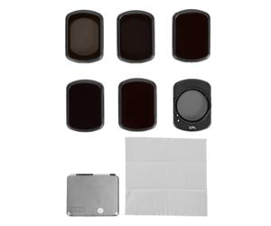 ASHATA Kit de Filtros para Osmo Pocket 3, Kit de Filtros para Cámara de Drones, CPL ND4 ND8 ND16 ND32 ND64 Filtros de Lentes de Drones de Vidrio óptico Multicapa para Osmo Pocket 3