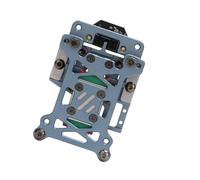 ASHATA Kit de Grifo con Sensor de Nivelación de Impresora 3D Confiable con Marco de Aluminio CNC y EE SX398 para Aplicaciones 2.4 (Pista de alambre plateado)