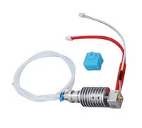 ASHATA Kit de Hotend de Impresora 3D, Reemplazo de Boquilla de 0.4 Mm con Cubierta de Silicona para la Impresora 3D 3D Mega I3, Frente Al Tubo de Calefacción y Termistor Instalado