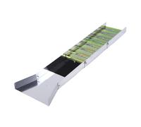 ASHATA Kit de Panorama de Oro con Caja Plegable, Equipos de Sluice de Oro de Aleación de Aluminio Portátiles, Alta Eficiencia, Exploración de Corrientes de Ríos