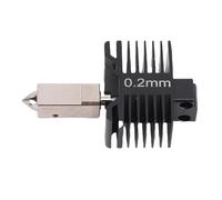 ASHATA Kit Hotend Integrado con Calentador Cerámico de 60W para Impresora 3D Lab X1 P1P P1S Compatible con Múltiples Tipos de Filamentos (0,2 mm)