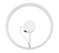 ASHATA Lámpara de Techo LED Resistente Al óxido de Larga Duración con Control Remoto y Operación de Aplicación para una Fácil Instalación Lámpara de Techo Redonda de 19,7 Pulgadas para Dormitorio