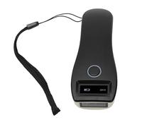 ASHATA Lector de Código de Barras Automático, Escáner de Código de Barras de Mano, 2.4G o BT Mensaje de Voz 120FPS 900K Lector de Código de Barras Inalámbrico de Memoria para Código QR