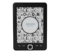 ASHATA Lector de Libros Eléctrico Portátil con Memoria de 8G y Brillo Ajustable, Pantalla de Tinta de 6 Pulgadas para Entusiastas de los Viajes