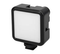 ASHATA LED Camera Fill Light 5600K with Cold Shoe Mounts | Iluminación de vídeo portátil, control de brillo de perilla, ángulo de haz de 120 grados, CRI 90 Plus, compatible con