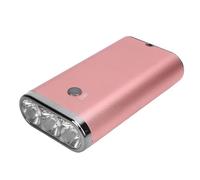 ASHATA Luz de Extensión de Cabello LED, 395 Nm Luz de Pegamento de Unión de Cabello con 3 Piezas 5W Luz LED Beads 4 Configuración del Temporizador 10S 30S 60S 90S Lámpara de Curado de (rosa dorado)