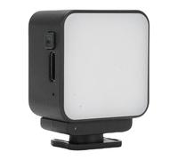 ASHATA Luz de Relleno Magnético para Pocket 3/3 4 5/x4, 3 Color de Temperatura de Color Luz LED Luz, con Soporte de Zapato Frío, para Fotografía de Grabación de Video (Black)