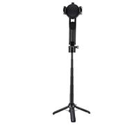 ASHATA Magnetic Selfie Stick Tripod 18.7in para Smartphones (Sin luz) | Soporte magnético para teléfono, rotación 360, varilla telescópica extensible, control remoto recargable, viaje portátil