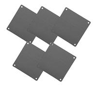 ASHATA Malla de Filtro de Polvo de Ventilador 120 mm, 5 Piezas 12 * 12 cm Cubierta de Ventilador de PVC para computadora de PC a Prueba de Polvo Negro, Filtro de Polvo Filtro de Ventilador Filtro