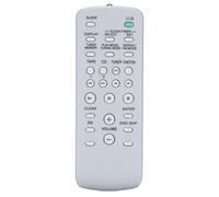 ASHATA Mando a Distancia para Sony MHC-GX450 CMT-NE3 MHC-GX250 MHCGX450 CMTNE3, Mando a Distancia de Repuesto para Sistema Estéreo Sony Mini HiFi, Sistema de Audio Estéreo para el Hogar