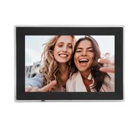 ASHATA Marco de Imagen Digital de 10.1 Pulgadas, 1280x800 LED LCD Touch Scree Frame Electronic, Picture Video Remote Sharing Álbum, 1G DDR3, 32 GB Almacenamiento Interno (EU)
