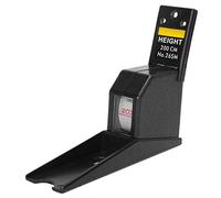 ASHATA Medidor de Altura de estadiómetro, 200 cm, estadiómetro Compacto de Montaje en Pared con Placa de Pared, Ideal para niños y Adultos, para clínicas Escolares de Uso doméstico(Negro)